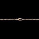 14K Yellow Gold Nine Station Diamond Dangle Necklace