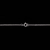 Platinum Edwardian Rose Cut Diamond Drop Necklace, 18 Inches