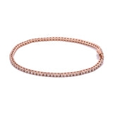 14K Rose Gold 2.00ctw Diamond Tennis Bracelet