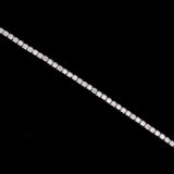 14K White Gold 1.50ctw Round Diamond Tennis Bracelet, 7 Inches