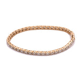 14K Yellow Gold 2.20ctw Diamond Tennis Bracelet