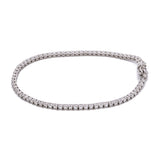 14K White Gold 3.00ctw Diamond Line Bracelet