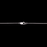 14K White Gold Pearl And Diamond Drop Necklace