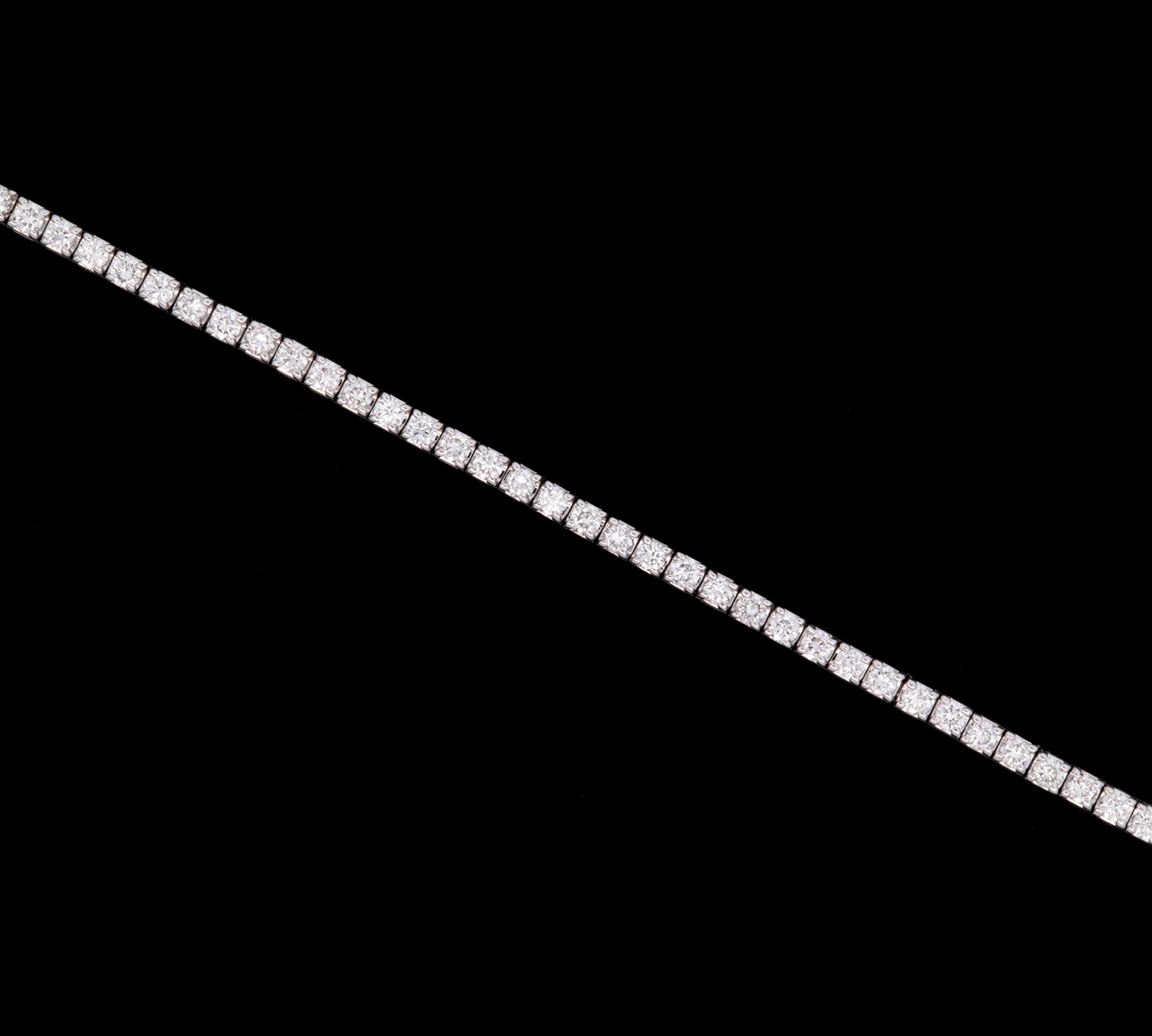 14K Yellow Gold 2.00ctw Diamond Line Bracelet