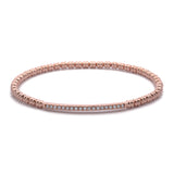 18K Rose Gold Flexible Diamond Bracelet
