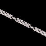 Platinum "Tiffany & Co." Diamond Open Work Bracelet, 7 Inches