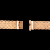 18K Yellow Gold Roberto Coin Silk Weave Diamond Bracelet