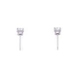 14K White Gold Round 0.45ctw Diamond Stud Earrings