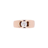 14K Yellow Gold Diamond Solitaire Ring