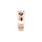 14K Yellow Gold Diamond Solitaire Ring