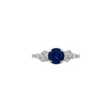 Platinum Art Deco Sapphire And Diamond Ring
