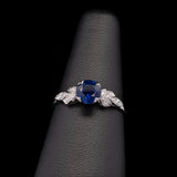 Platinum Art Deco Sapphire And Diamond Ring