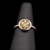 18K Yellow Gold Yellow Sapphire Ring