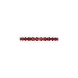 18K Yellow Gold Ruby 3/4 Eternity Band