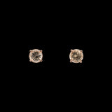 14K Yellow Gold Yellow Sapphire Stud Earrings