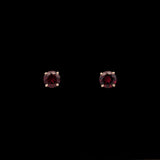 14K Yellow Gold 1.25ctw Garnet Stud Earrings