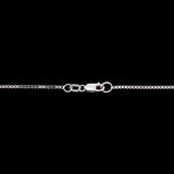 14K White Gold 1.53ctw Oval Aquamarine And Diamond Halo Pendant With 18 Inch Chain