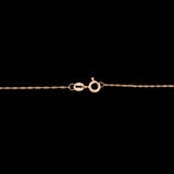 14K Yellow Gold Oval 1.12ctw Ruby Pendant With 18 Inch Chain