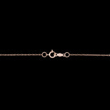 14K Yellow Gold Emerald And Diamond Halo Pendant With 18 Inch Chain