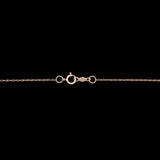 14K Yellow Gold Amethyst Pendant With 18 Inch Chain