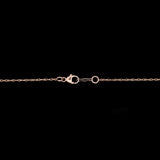 14K Yellow Gold Sapphire And Diamond Halo Pendant With 18 Inch Chain