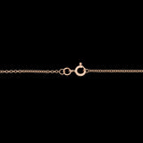 14K Yellow Gold Peridot And Diamond Pendant With 18 Inch Chain