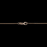14K Yellow Gold Bezel Set Brazilian 2.06ctw Oval Red Tourmaline Necklace, 18 Inches