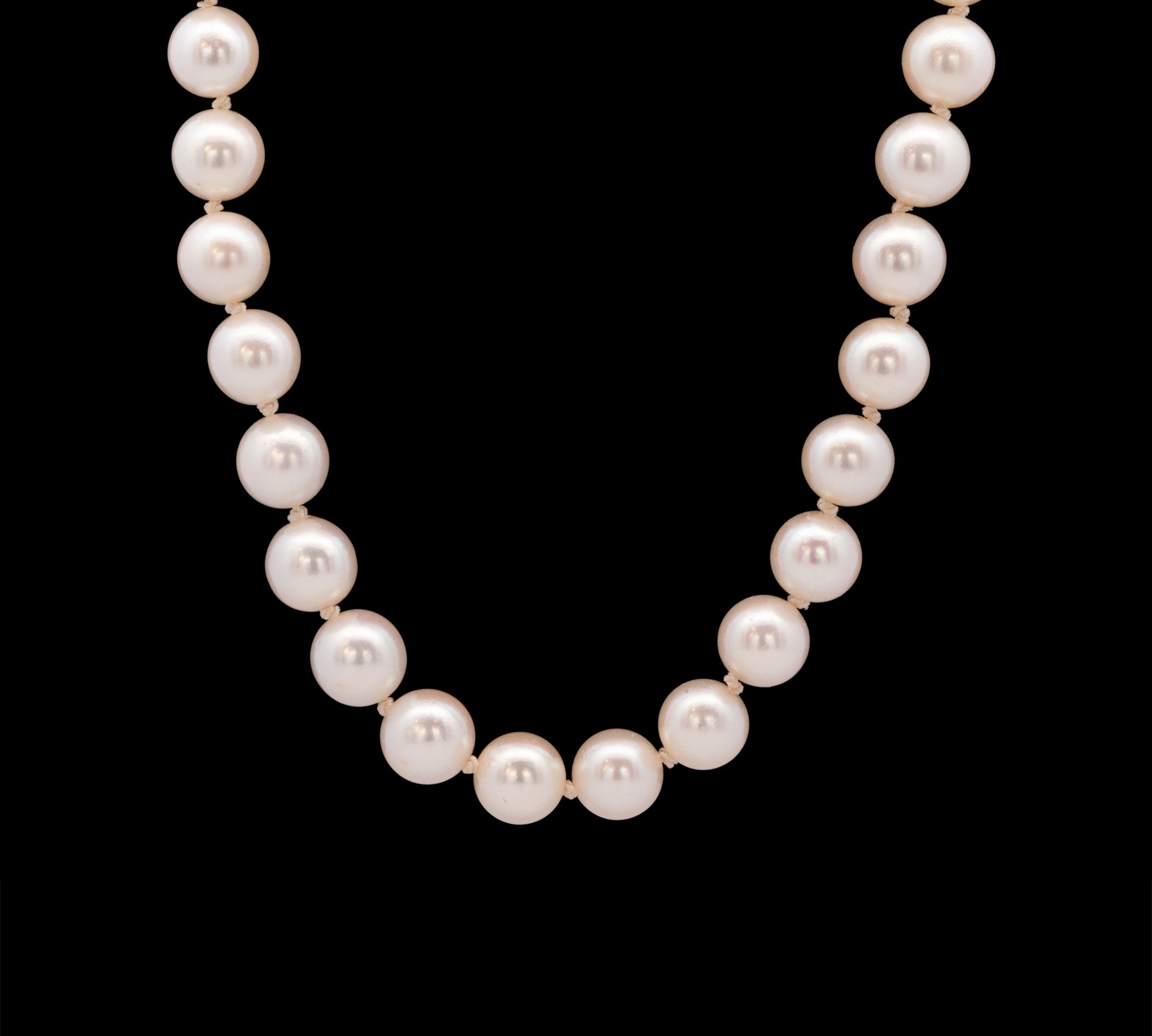 7.5mm Pearl Necklace, 22 Inches