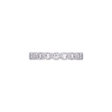 14K White Gold 0.50ctw Diamond Band