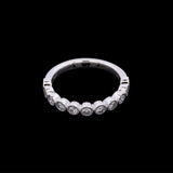 14K White Gold 0.50ctw Diamond Band