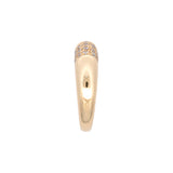 18K Yellow Gold Pave Diamond Ring