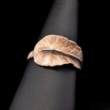 14K Yellow Gold Leaf Motif Ring