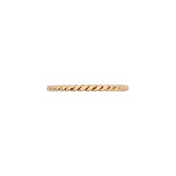 18K Yellow Gold Twist Band