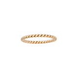 18K Yellow Gold Twist Band