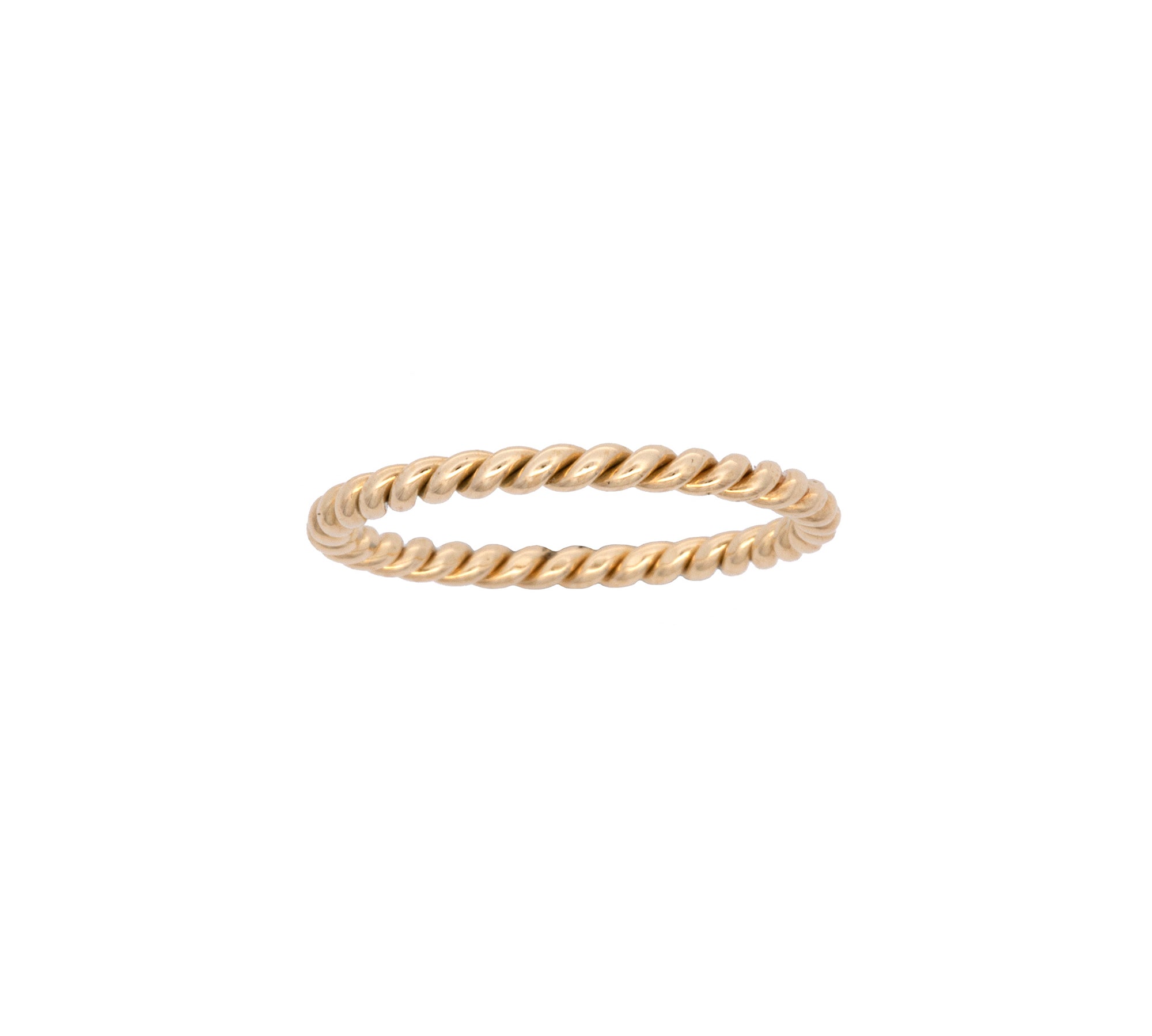 18K Yellow Gold Twist Band