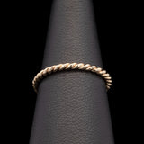 18K Yellow Gold Twist Band