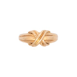 18K Yellow Gold Tiffany &amp; Co. 1990 "X" Ring