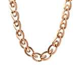 14K Yellow Gold Antique Watch Chain Necklace, Circa 1900, 15.5 Inches
