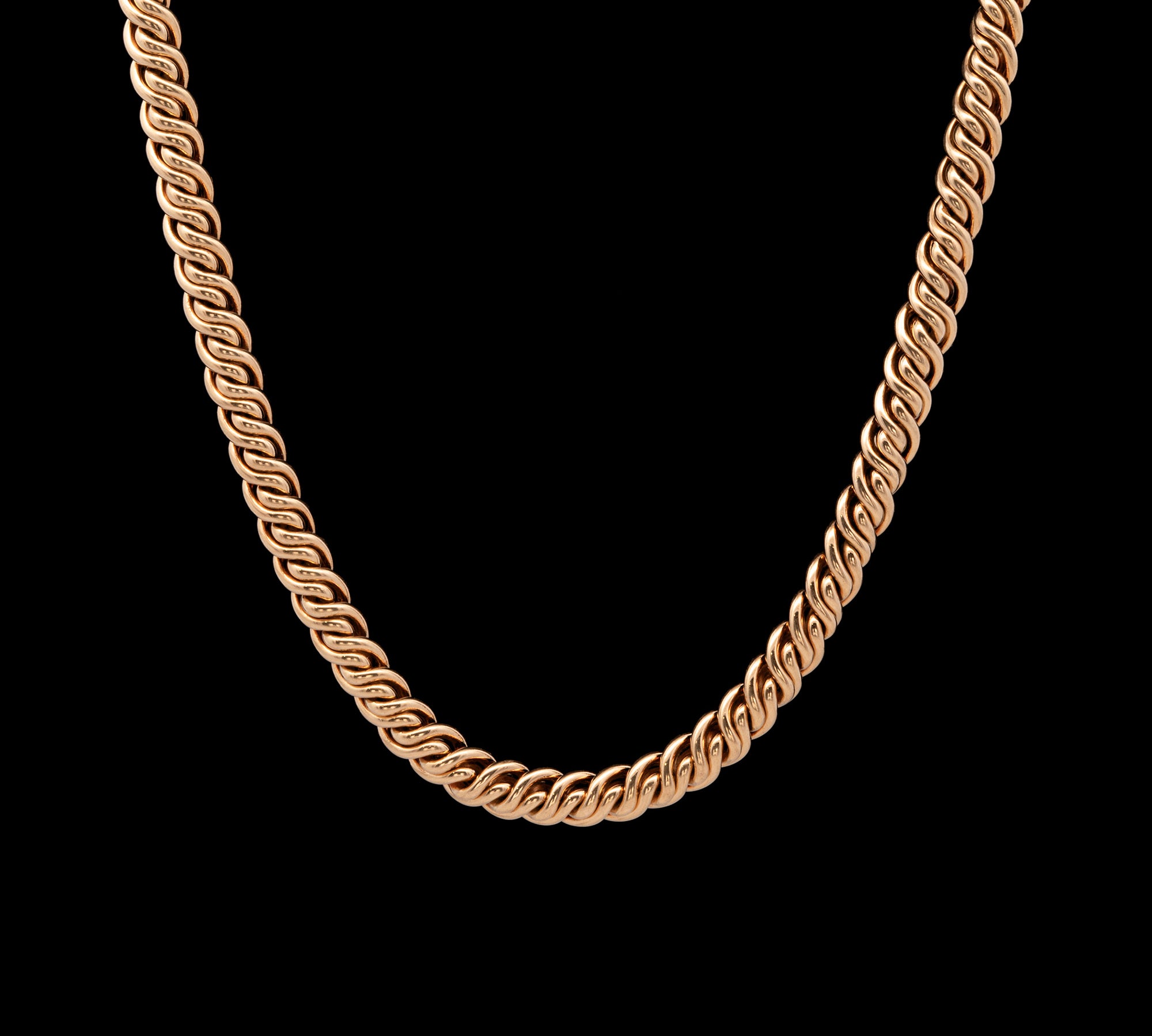 18K Yellow Gold Pomellato Rope Chain, 15.5 Inches