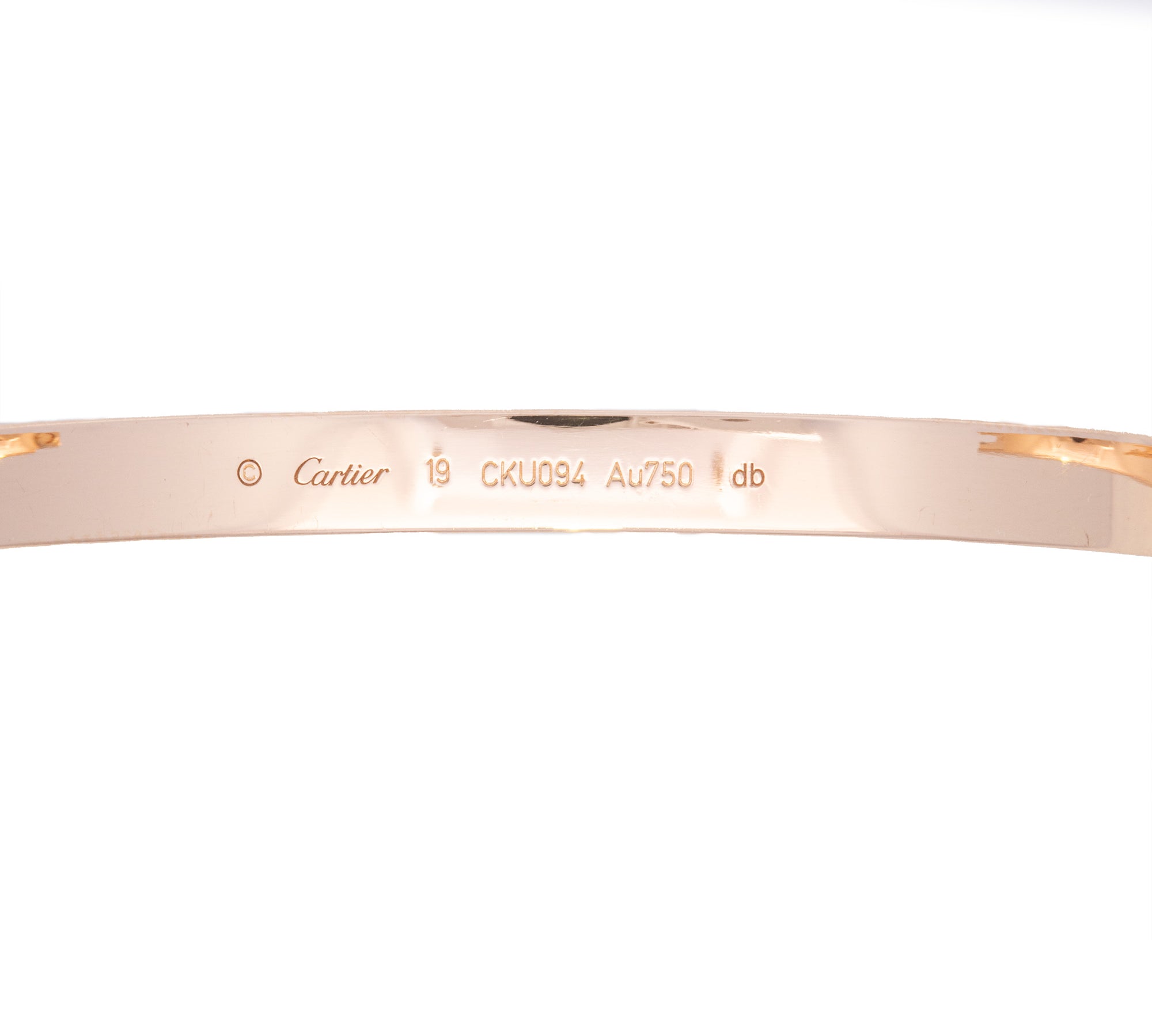 18K Yellow Gold Cartier Love Bracelet, Size 16