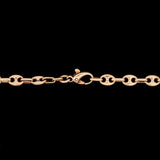 18K Yellow Gold Mariner Link Choker Necklace, 14.5 Inches