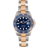 40mm 18K Yellow Gold And Stainless Steel Rolex Oyster Perpetual Date "Bluesy" Submariner