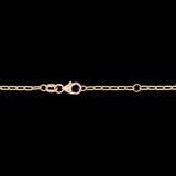 Custom 18K Yellow Gold Seven Pear Shape Diamond Station Necklace, 17 Inches
