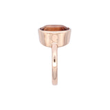 14K Yellow Gold Bezel Set Citrine Ring