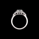 Custom Platinum Diamond Ring