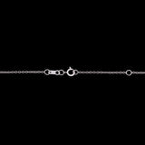 Custom Middlesex Diamond Snowflake Pendant With 18 Inch Chain, 14K White Gold