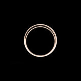 Custom 14K Yellow Gold Six Stone Channel Set Mothers Ring