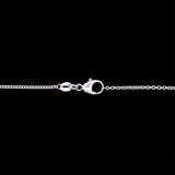 Platinum No Heat Pink Sapphire And Diamond Halo Necklace, 16 Inches