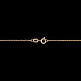 Middlesex Diamond Snowflake Pendant With 18 Inch Chain, 14K Yellow Gold
