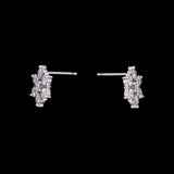 Warren Diamond Snowflake Stud Earrings, 14K White Gold